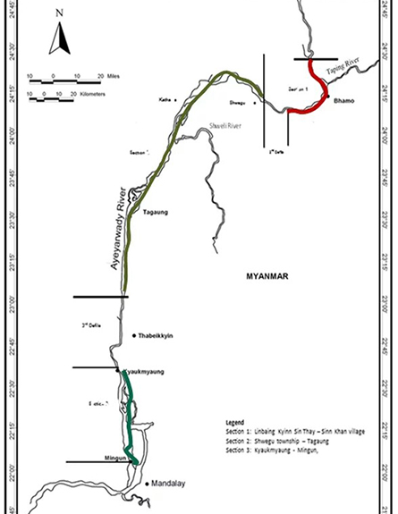 Distribution of Irrawaddy River Dolphin