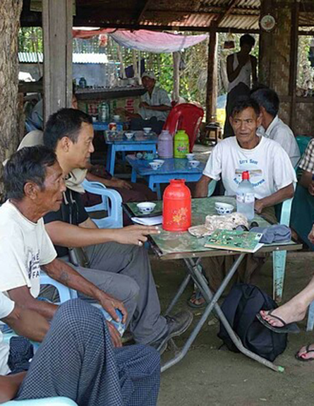 Fishing community at Hsithe